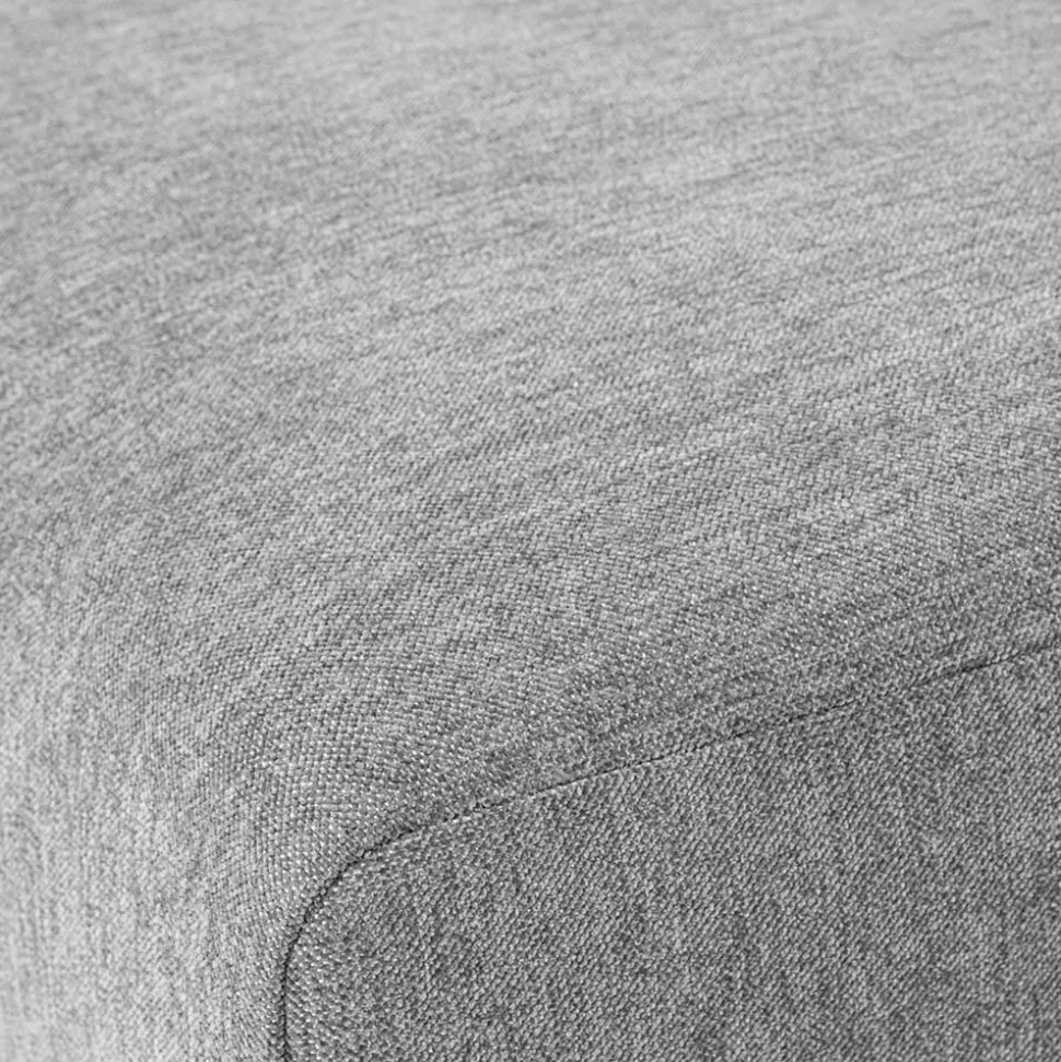 Hellgraue Wohnlandschaft aus Modulen - Horedion (fünfteilig)