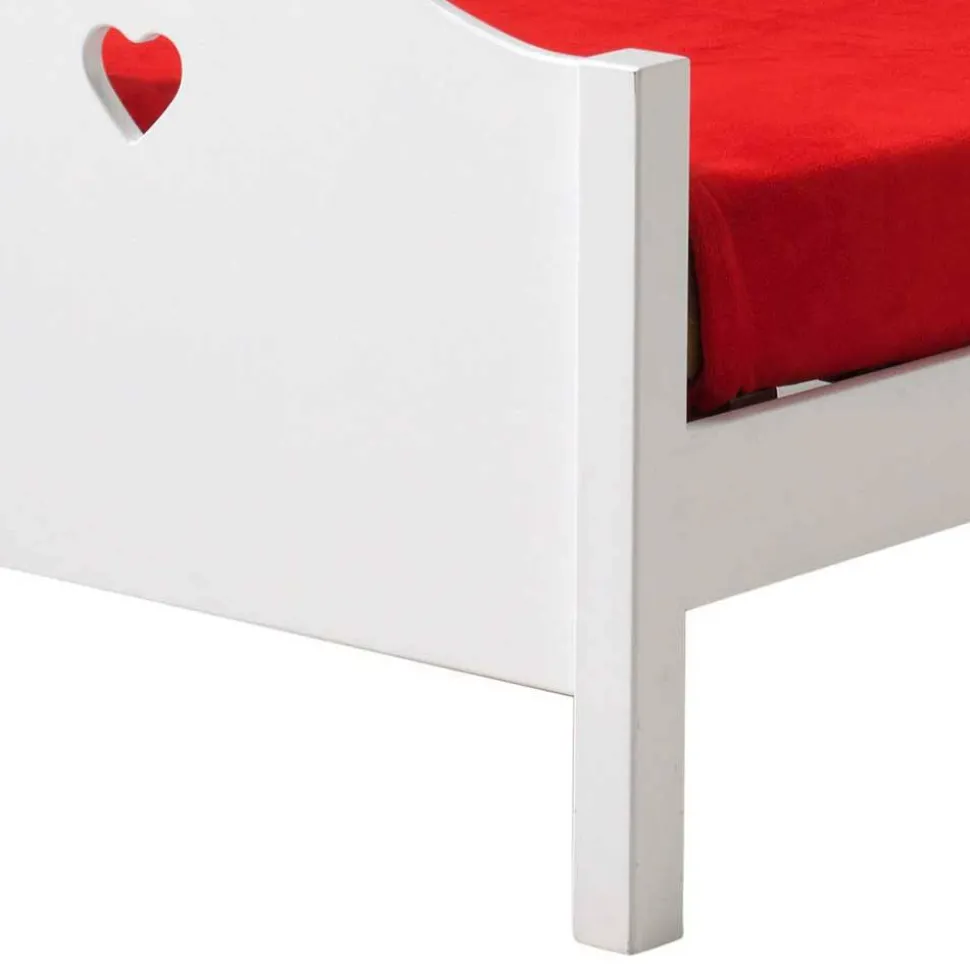 Herz Design Kinderzimmer in Weiß - Grandory (dreiteilig)