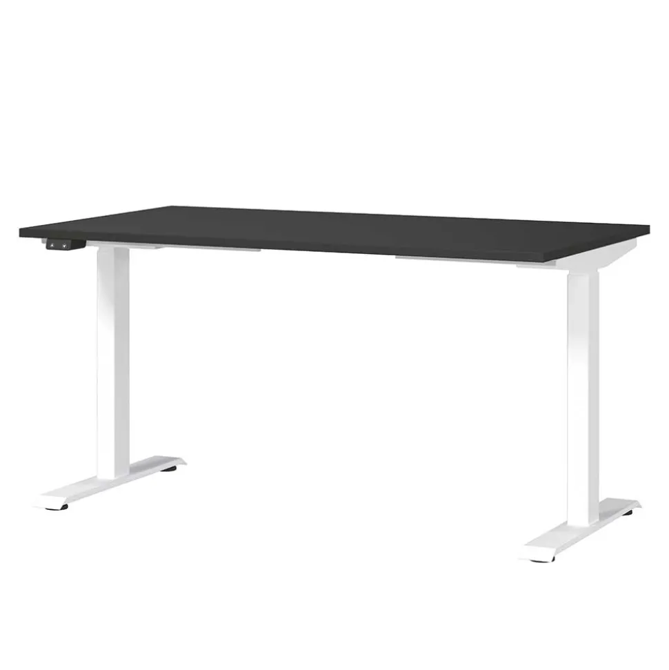 Höhenverstellbarer Schreibtisch in Dunkelgrau - Vlatin