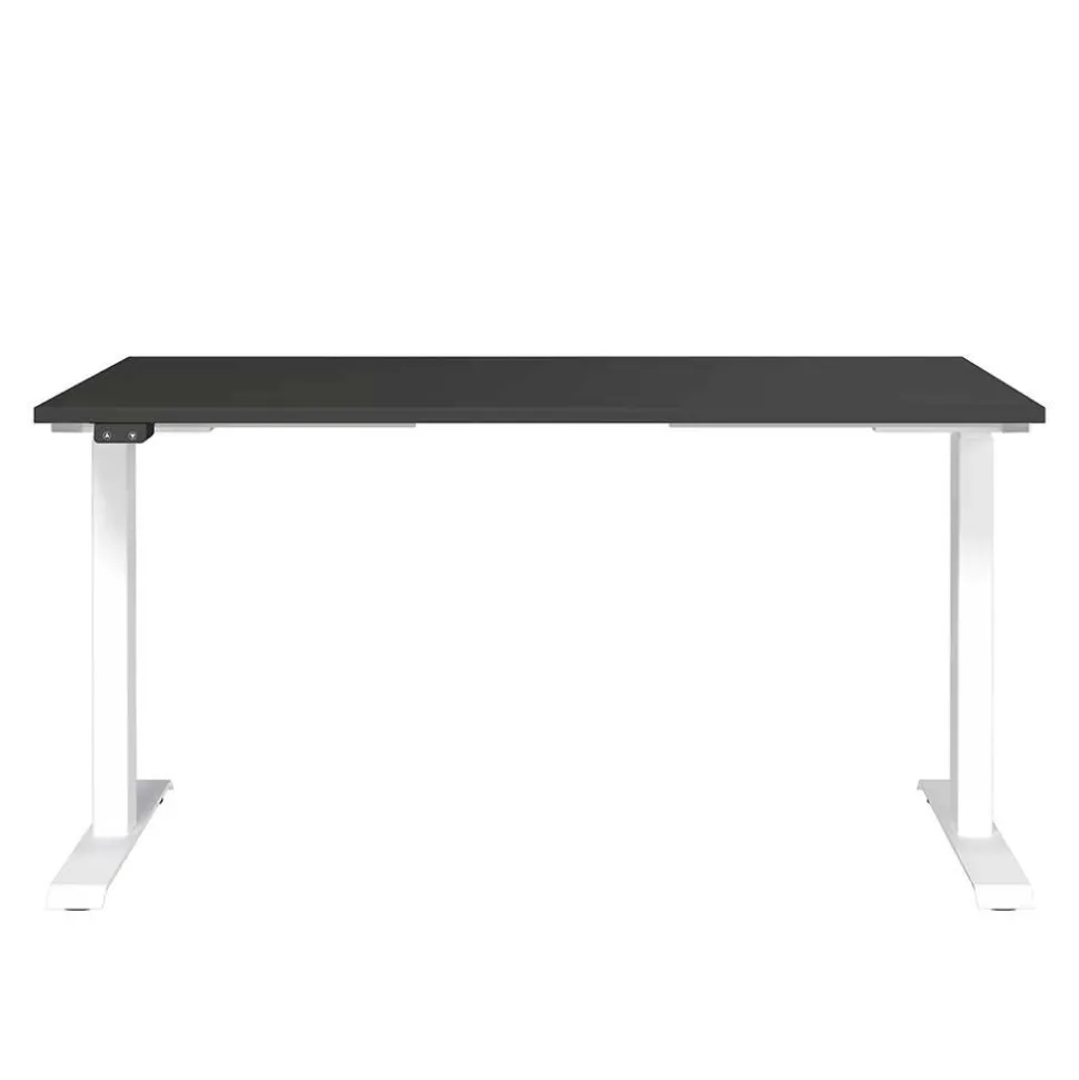 Höhenverstellbarer Schreibtisch in Dunkelgrau - Vlatin