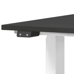 Höhenverstellbarer Schreibtisch in Dunkelgrau - Vlatin