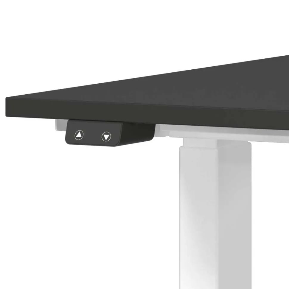 Höhenverstellbarer Schreibtisch in Dunkelgrau - Vlatin
