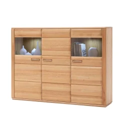 Highboard Athias aus Kernbuche