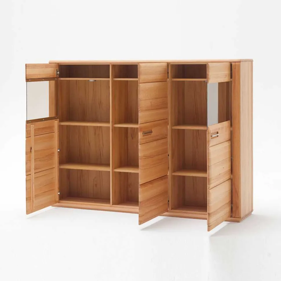 Highboard Athias aus Kernbuche