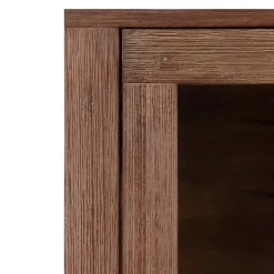 Highboard aus Akazie Massivholz und Glas - Ruffes