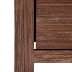 Highboard aus Akazie Massivholz und Glas - Ruffes