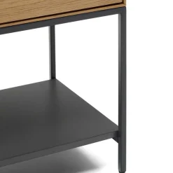 Highboard in Eichefarben und Anthrazit - Utperio