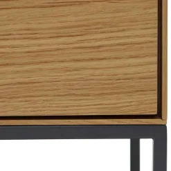 Highboard in Eichefarben und Anthrazit - Utperio