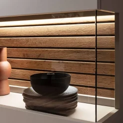 Highboard in Grau - Teorina