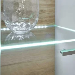 Highboard in Hellgrau & Zinneiche NB - Lioscas