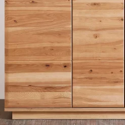 Highboard mit Glaseinsätzen in Esche - Cassna