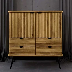 Highboard mit vier Schubladen & zwei Türen - Casarius