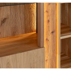 Highboard Vitrine mit LED Beleuchtung - Cocondar