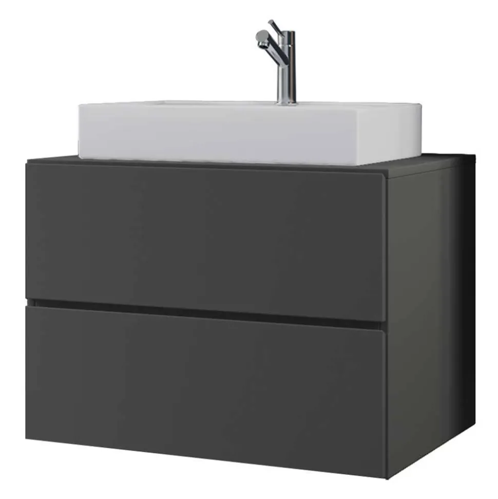 Hänge-Badezimmermöbel modern - Luzern (dreiteilig)