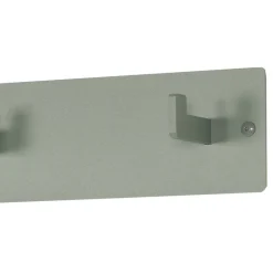 Hängegarderobe aus graugrünem Stahl - Mecia