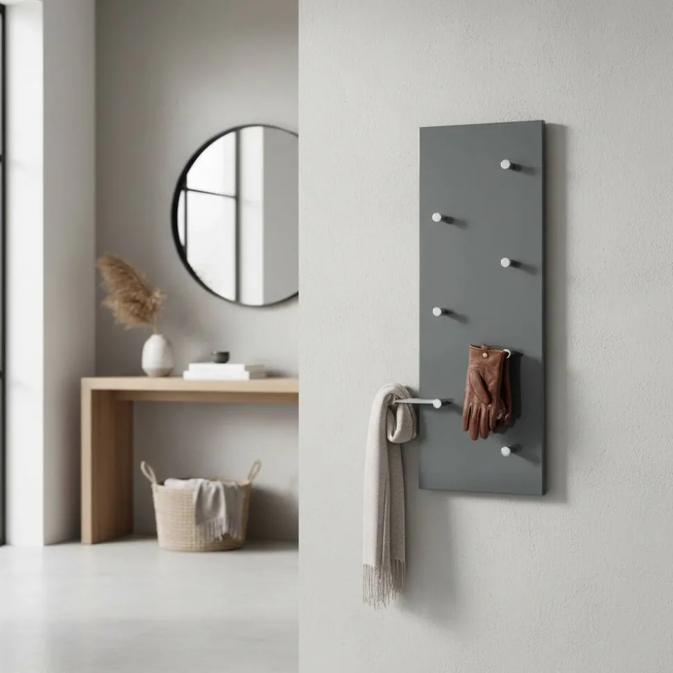 Hängegarderobe Gabriella in Grau