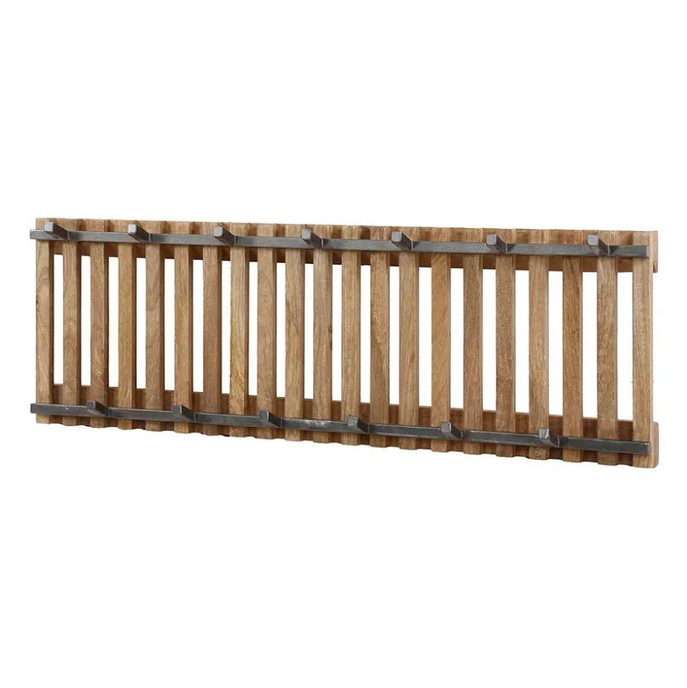 Hängegarderobe in Mangoholz Sandfarben - Imparacta