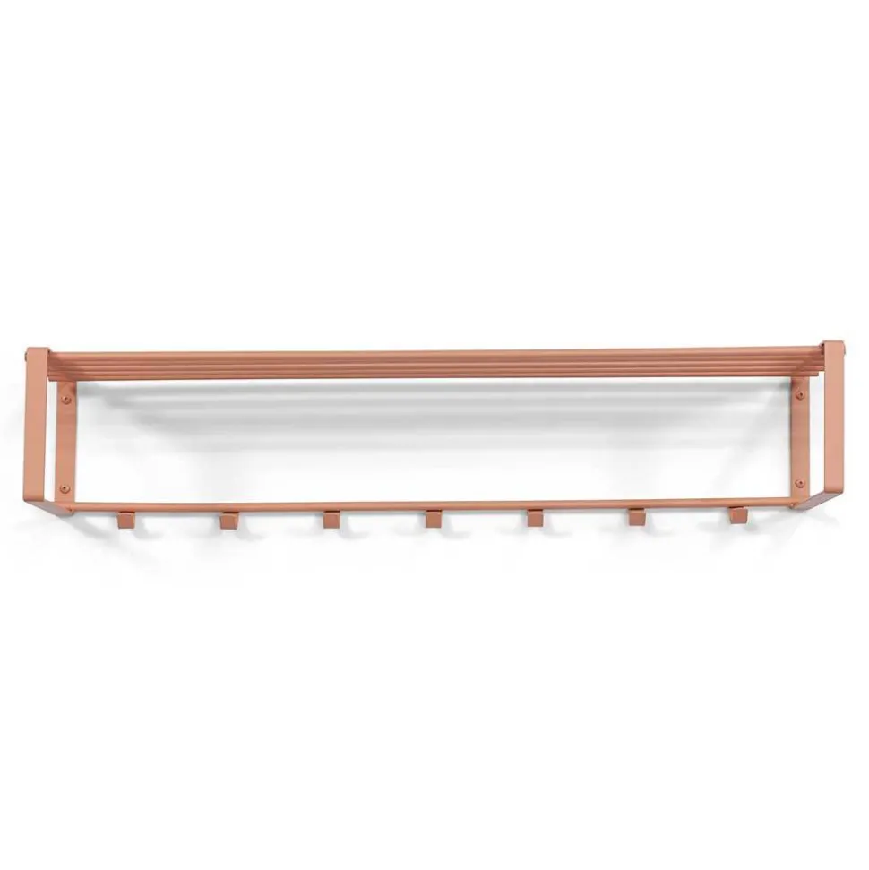 Hänge-Garderobe in Terracotta - Satroni