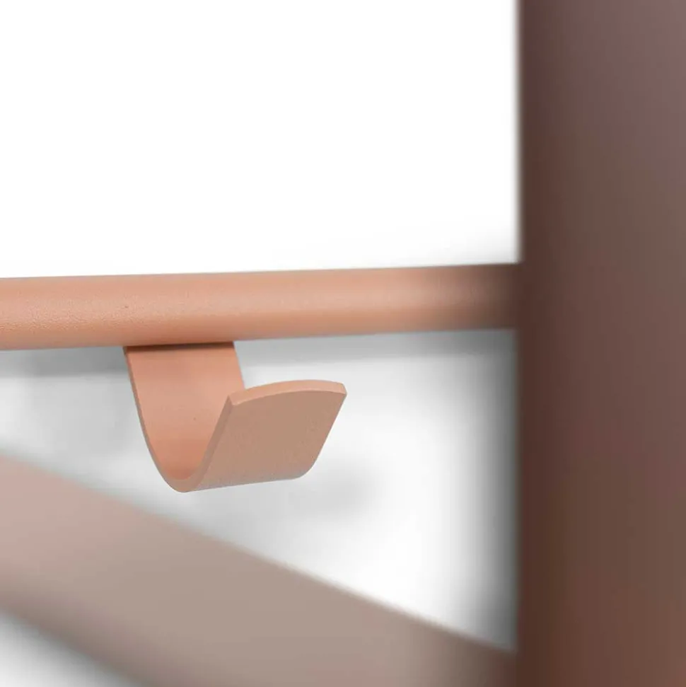 Hänge-Garderobe in Terracotta - Satroni