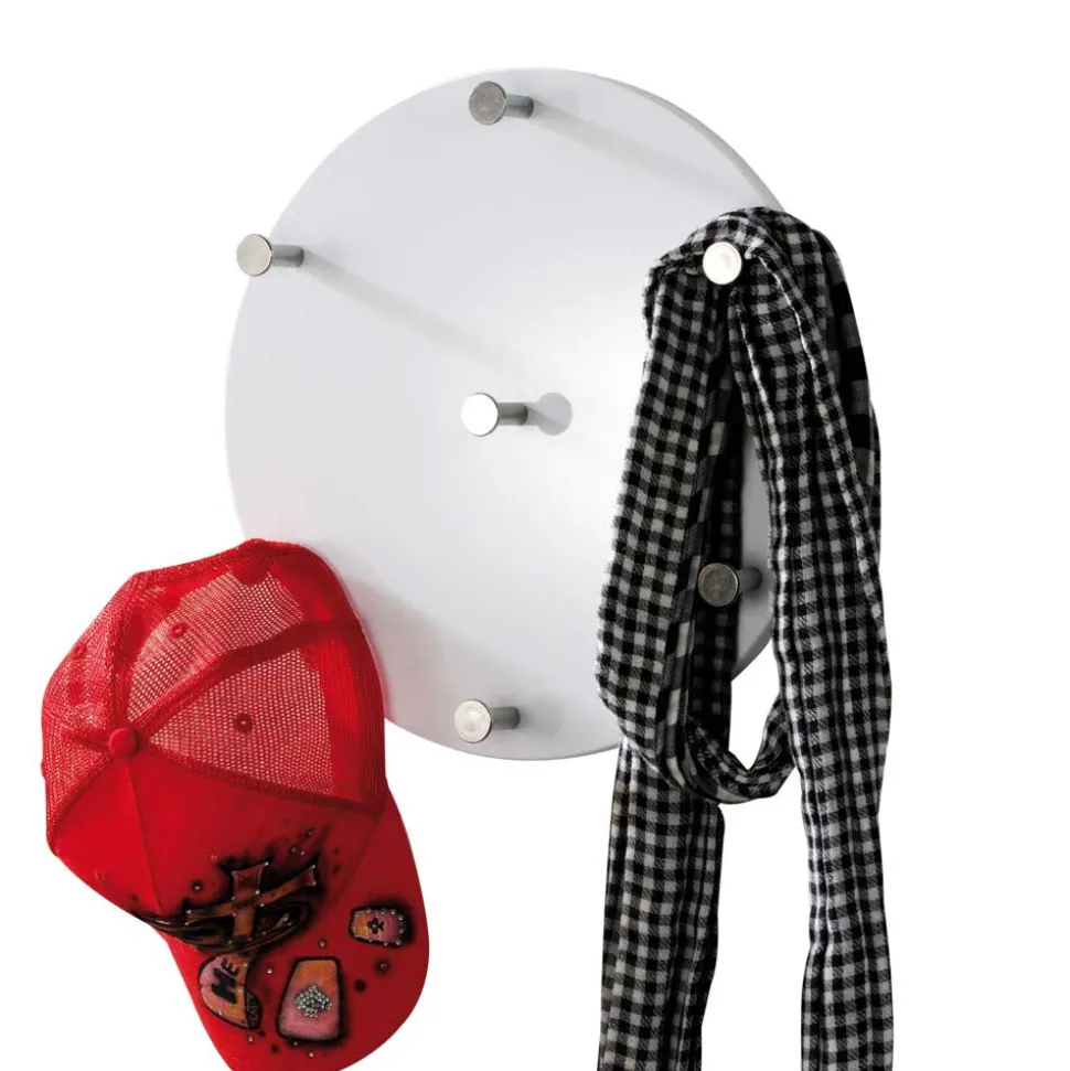 Hängegarderobe Weda in Hochglanz Weiß