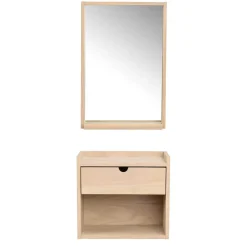 Hänge-Kommode & Spiegel Set - Pluta (zweiteilig)