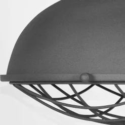 Hängelampe aus grauem Metall - Stroy