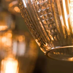 Hängelampe mit Glas Schirm Mix - Athenas