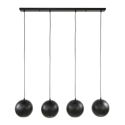 Hängeleuchte mit vier Kugelschirmen aus Metall - Feixon