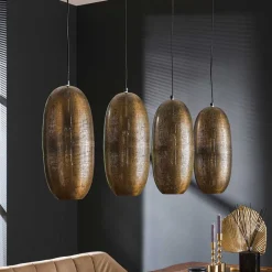 Hängeleuchte mit vier Metallschirmen - Musashi