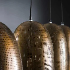 Hängeleuchte mit vier Metallschirmen - Musashi