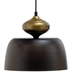 Hängeleuchten in Schwarz & Messing - Rujona (2er Set)