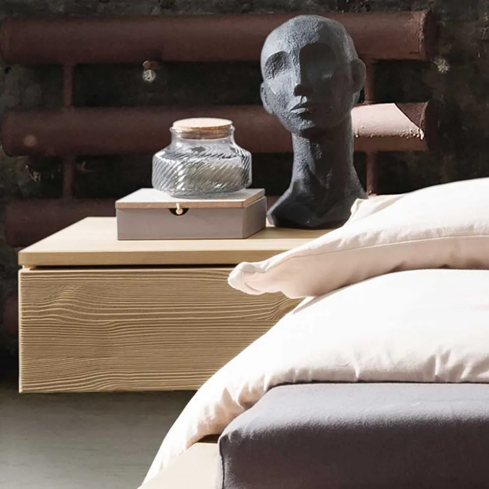 Hänge-Nachtkonsole aus Kiefer Massivholz - Vilantinos