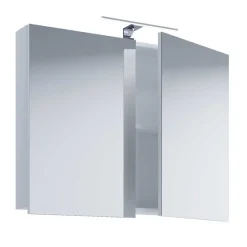 Hängende Badmöbel in Weiß als Set - Ipsum (vierteilig)