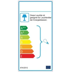Hängende Designlampe aus Glas in Grau - Cavan