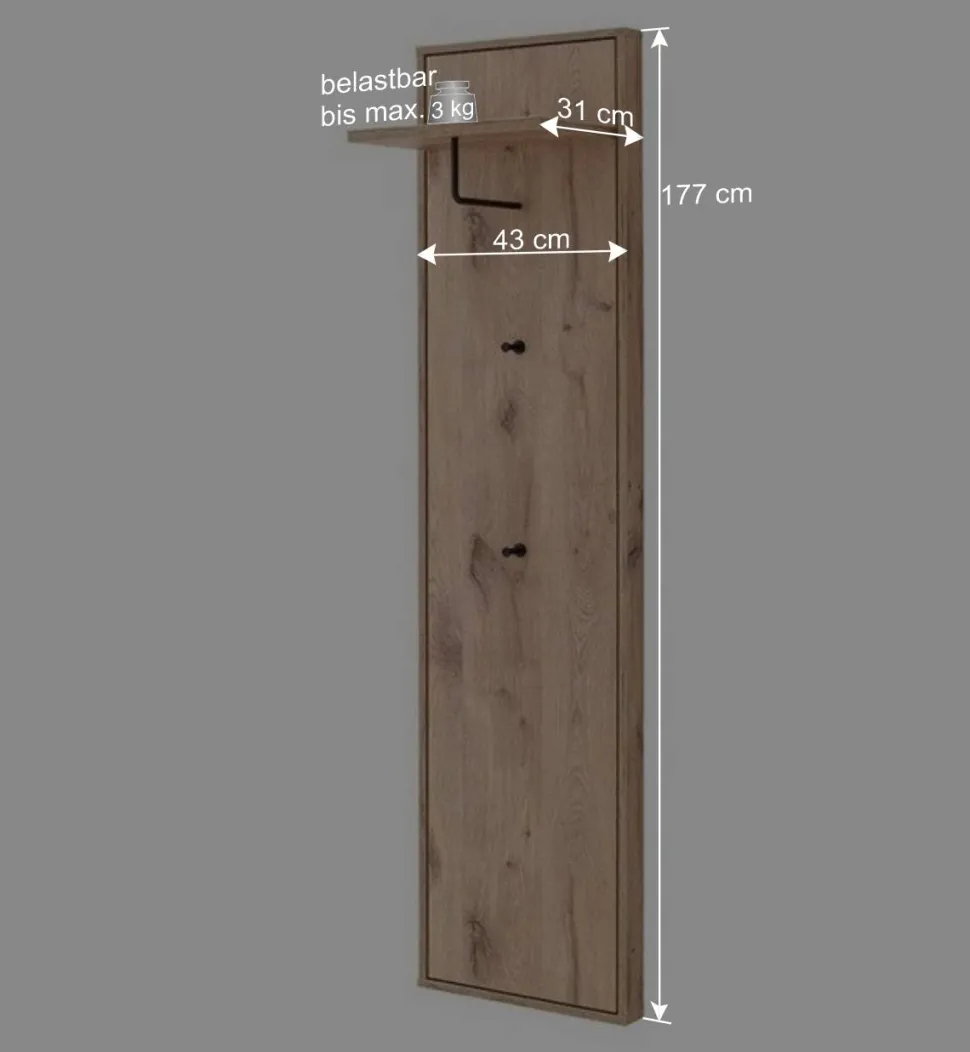 Hängende Dielenmöbel im Set - Vapposia (dreiteilig)