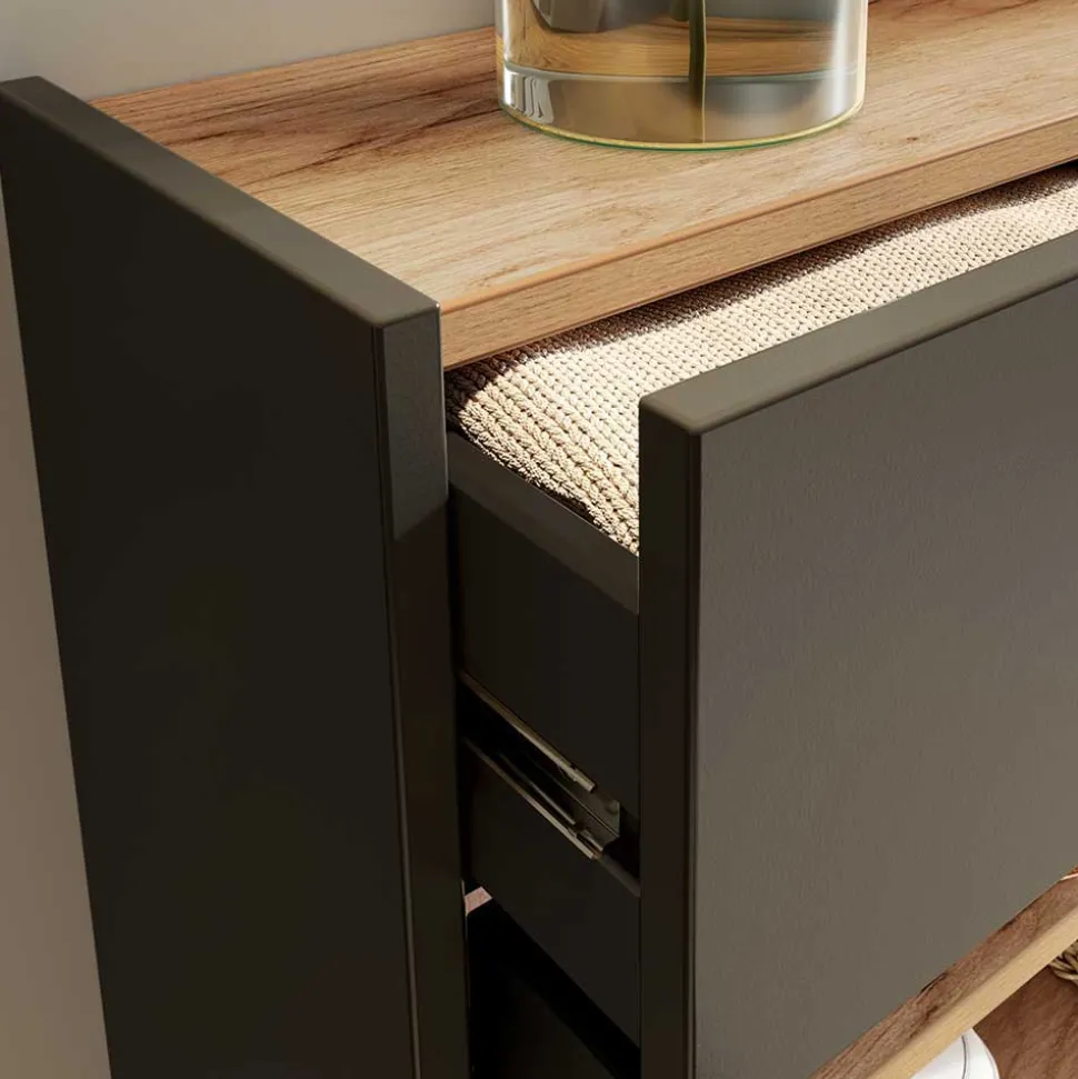 Hängende Flurkommode & Spiegel - Sidgarus (zweiteilig)