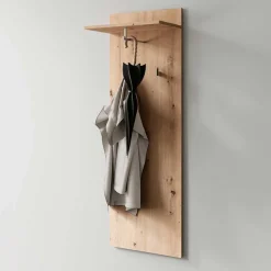 Hängende Garderobe in Wildeiche Holzoptik - Sismael