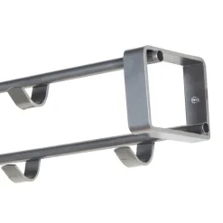 Hängende Hakenleiste in Nickelfarben - Mazurra