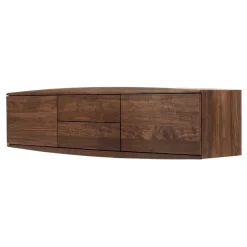 Hängende Kommode aus Nussbaum Massivholz - Amelie