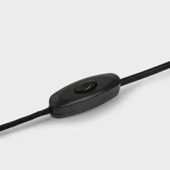 Hängende Lampe aus Metall in Schwarz - Resceta