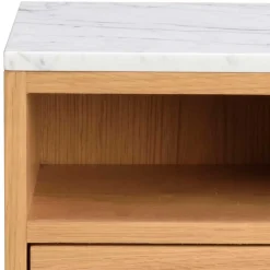 Hängende Nachtkonsole mit Fach & Schublade - Sanyra