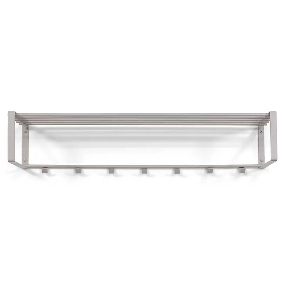 Hängende Stahlgarderobe in Taupe - Satroni