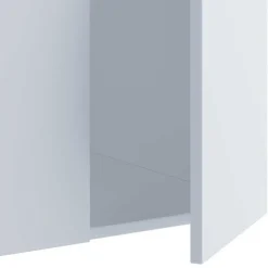 Hängende Waschkommode mit Becken in Weiß - Ziovarica