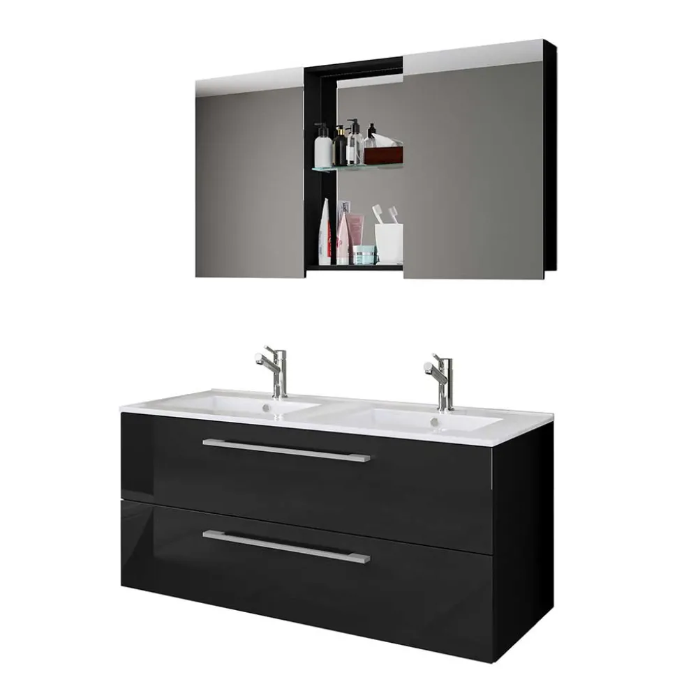 Hängender Doppel-Waschplatz Set - Vinkoja (zweiteilig)