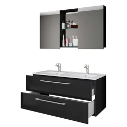 Hängender Doppel-Waschplatz Set - Vinkoja (zweiteilig)