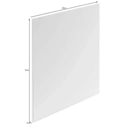 Hängender Flurspiegel in Weiß - Vatros