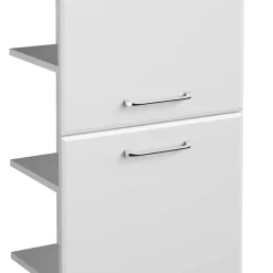 Hängender Midi-Badschrank in Weiß - Estateas