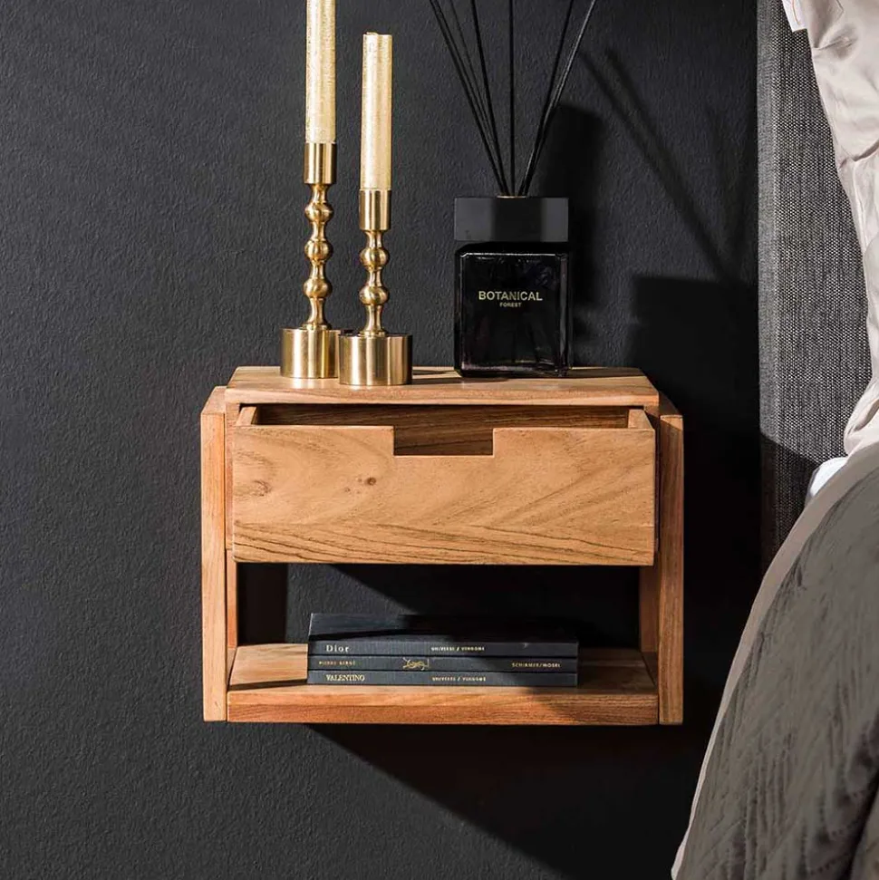 Hängender Nachttisch mit einer Schublade - Pralina