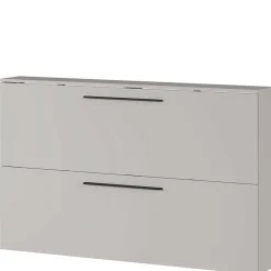 Hängender Schuhklappenschrank in Hellgrau - Orica