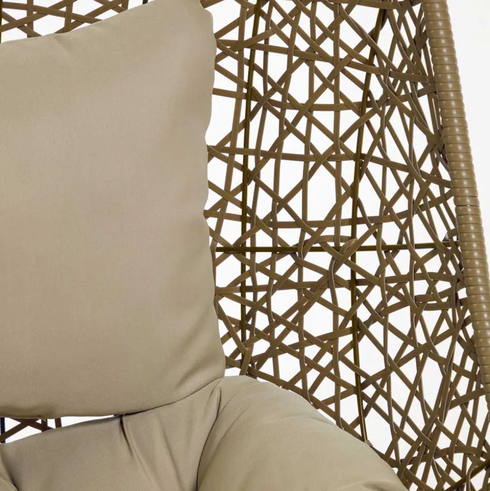 Hängender Sessel aus Kunstrattan Geflecht - Abell